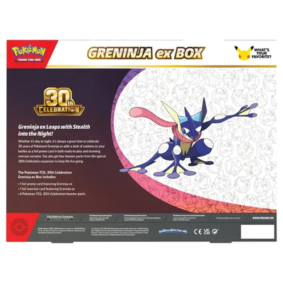 Pokemon TCG 30th Anniversary Celebration Collection Box (Greninja ex)