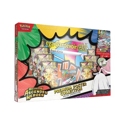 Pokemon TCG ME2.5 Ascended Heroes - Premium Poster Collection (Mega Gardevoir) TCG Shops