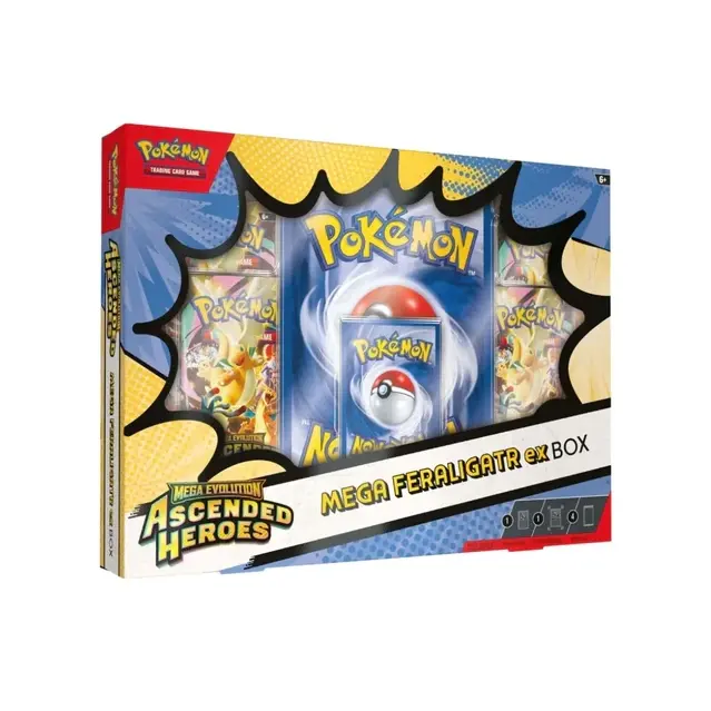 (Preorder) Pokemon TCG ME2.5 Ascended Heroes Mega Feraligatr ex Collection Box TCG Shops
