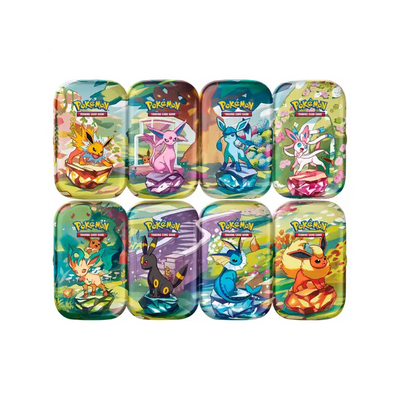 Pokemon TCG SV8.5 Prismatic Evolutions Mini Tin Display - TCG Shops