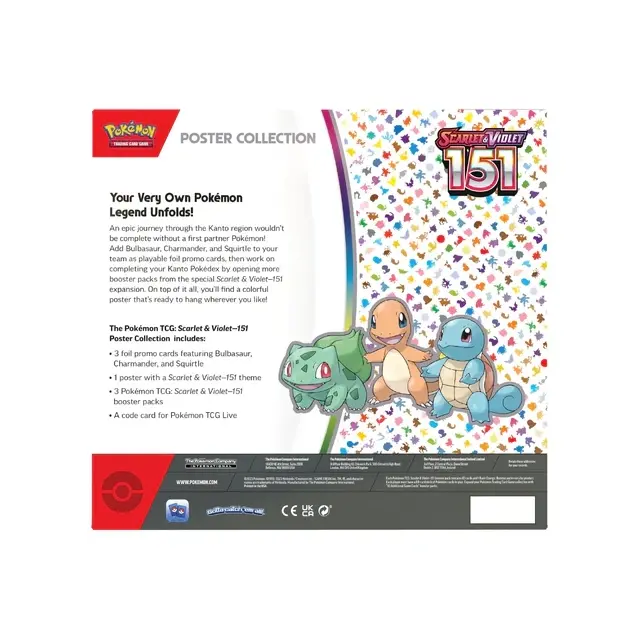 Pokemon TCG SV3.5 151 Poster Collection Box TCG Shops