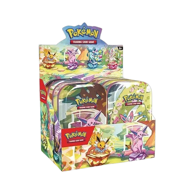 Pokemon TCG SV8.5 Prismatic Evolutions - Mini Tin Display