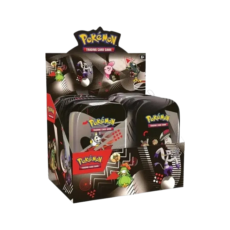 Pokemon TCG SV10.5 Black Bolt &amp; White Flare - Mini Tin Display