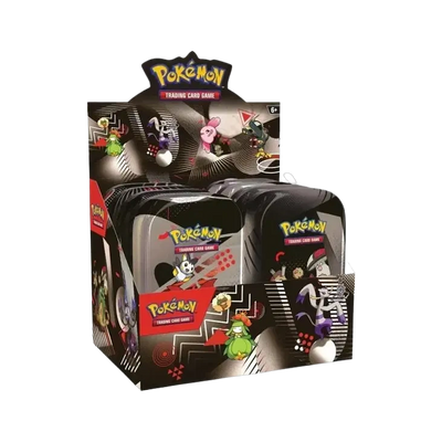 Pokemon TCG SV10.5 Black Bolt &amp; White Flare - Mini Tin Display