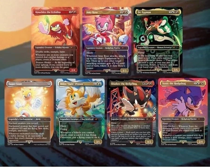 Magic Gathering Secret Lair X Sonic Friends And Foes Eng Pack English